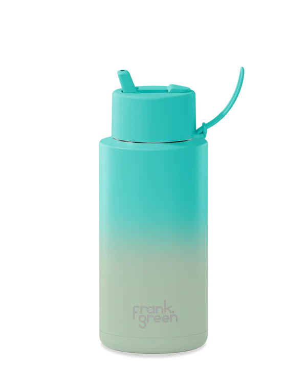 Frank Green Ceramic Reusable Bottle w/ Straw Flip Lid