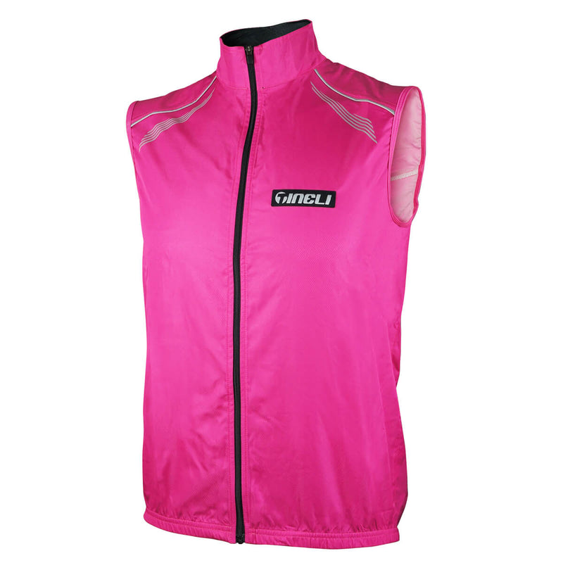 Tineli Fluro Cycling Vest Pink