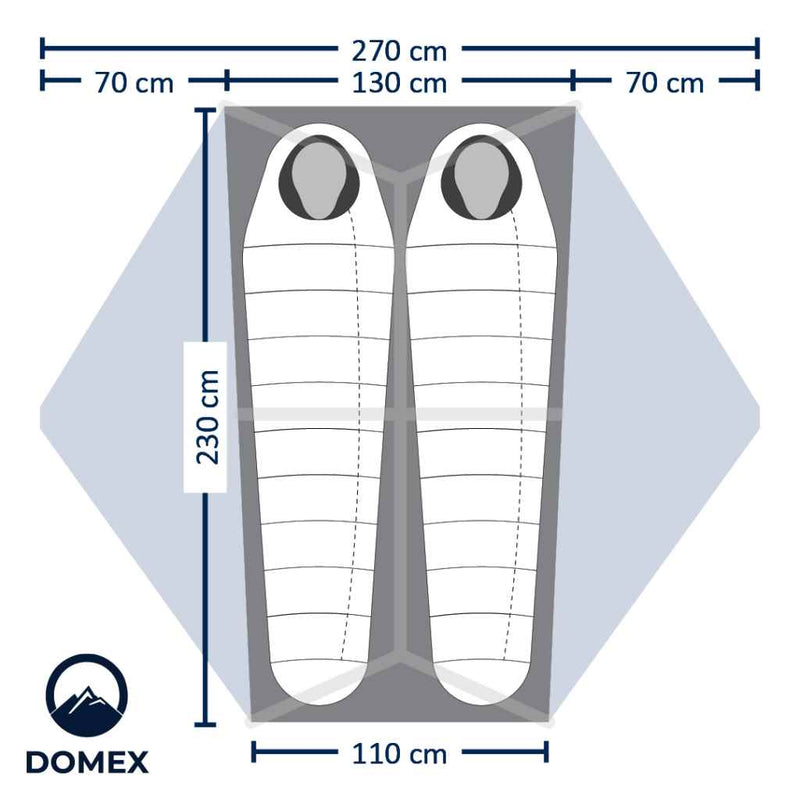 Domex Velocity 2 Person Tent