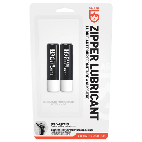 Gear Aid Zipper Lubricant Stick 4.5g 2pk