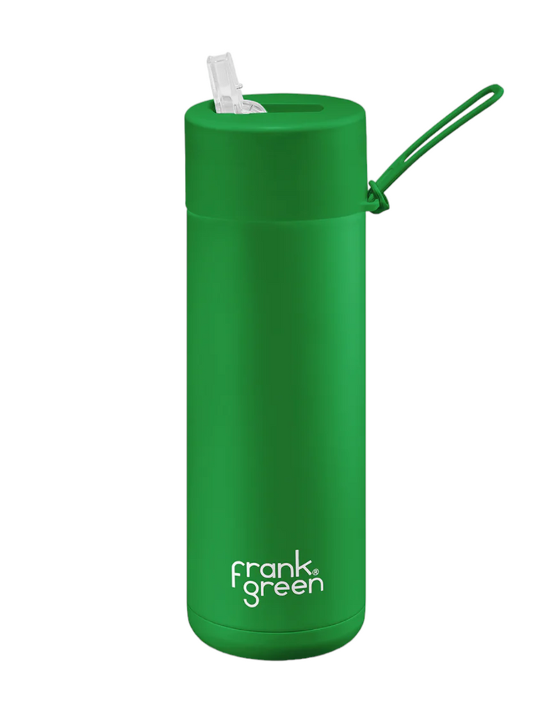 Frank Green Ceramic 20oz Reusable Bottle with Straw