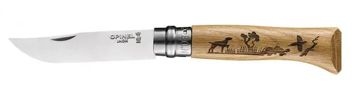 Opinel 8VRI Animal Series Oak Wood Knife