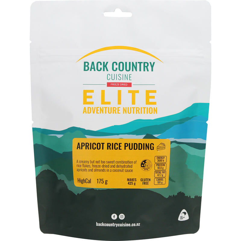 Back Country Cuisine Elite High Cal Apricot Rice Pudding Regular