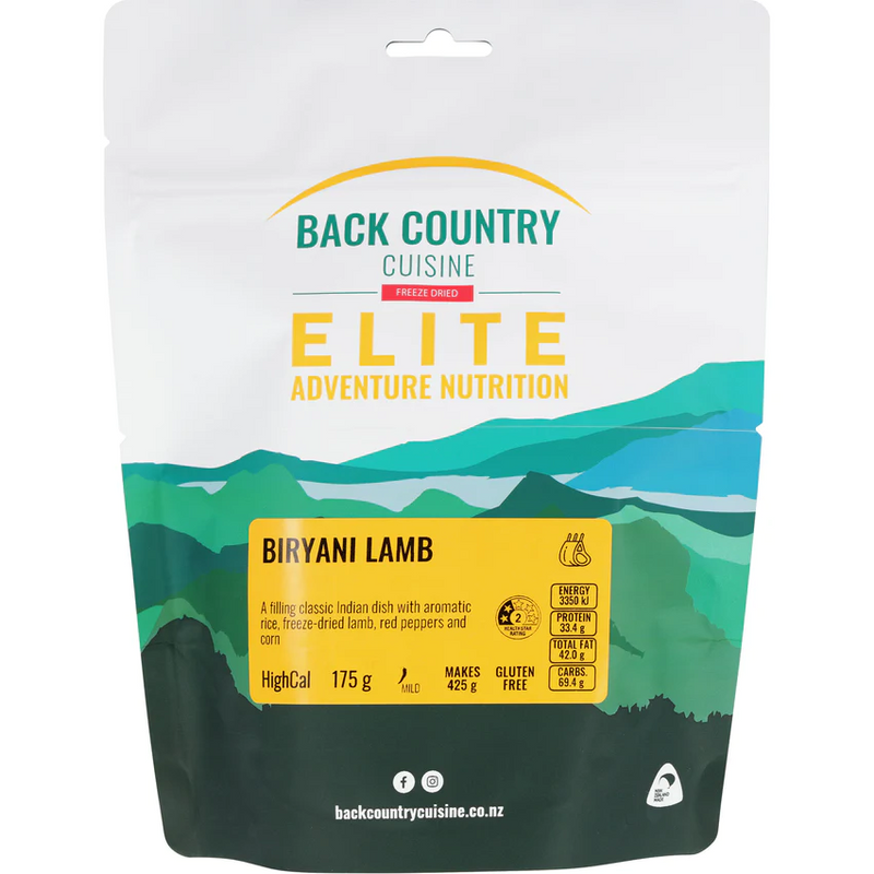 Back Country Cuisine Elite High Cal Biryani Lamb Regular