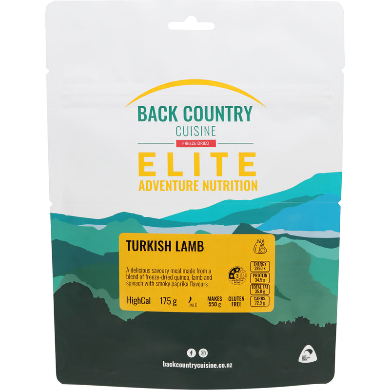 Back Country Cuisine Elite High Cal Turkish Lamb Regular