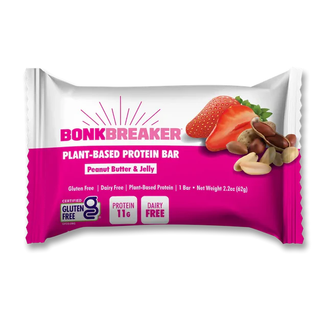 Bonk Breaker Protein + Energy Bar Peanut Butter & Jelly 1x 62g pack