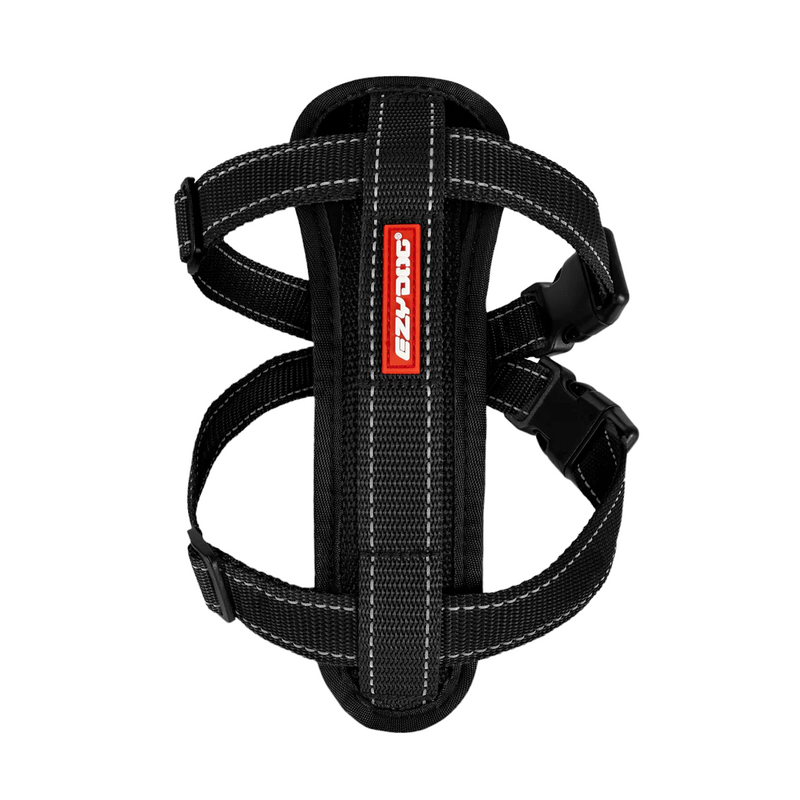 EzyDog Chest Plate Harness Black XS