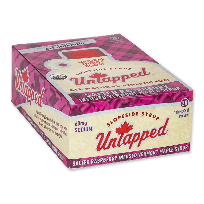 UnTapped Gels Salted Raspberry Maple Syrup