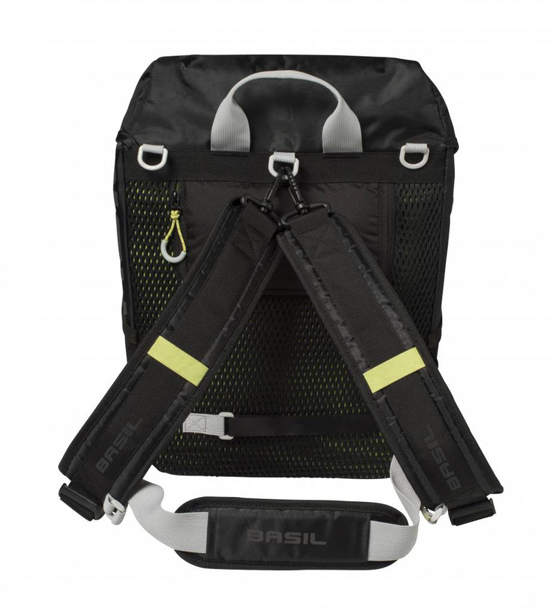 Basil Miles Daypack Bicycle Bag 17L Black Lime