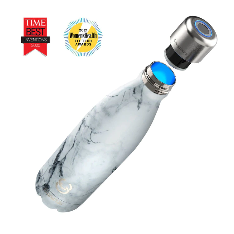 CrazyCap 500ml + UV Purifier Water Bottle 500ml