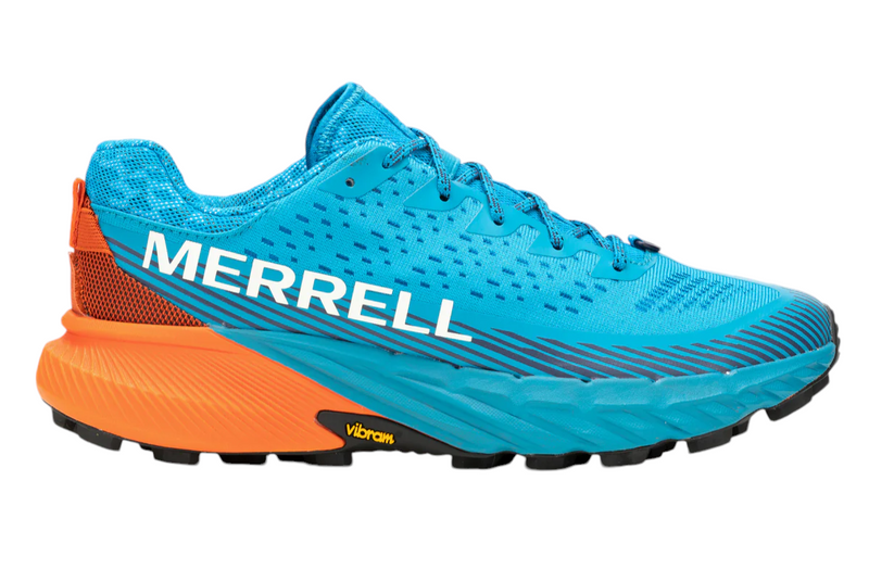 Merrell Men's Agility Peak 5 Trail Shoes - Tahoe/Tangerine - US12