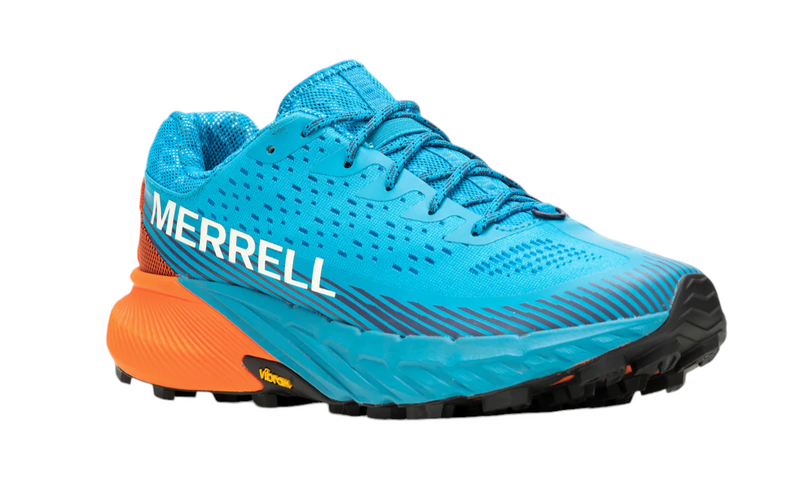 Merrell Men's Agility Peak 5 Trail Shoes - Tahoe/Tangerine - US12