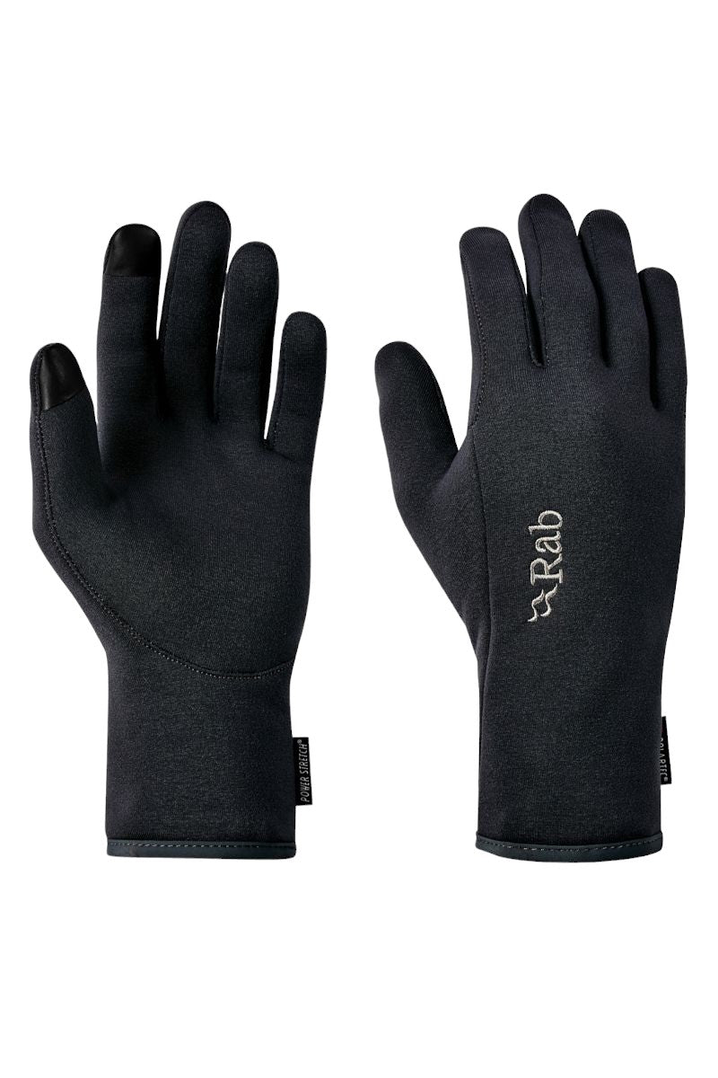 Rab Power Stretch Mens Contact Gloves, Black