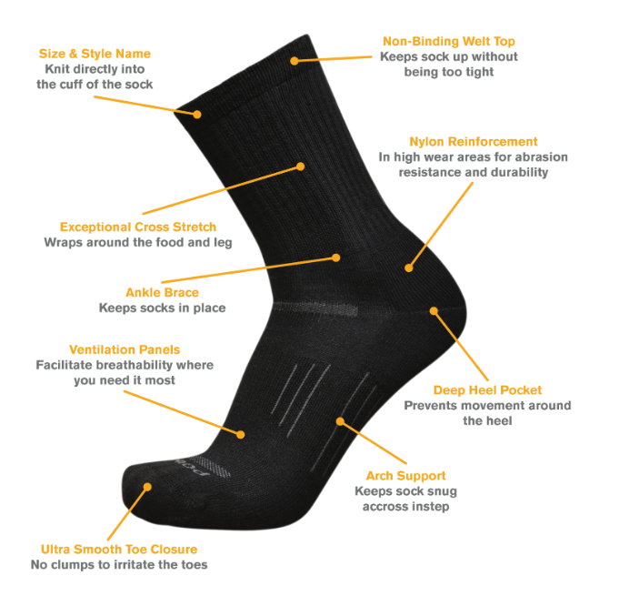 Point6 Merino Topo Ultra Light 3/4 Crew Sock