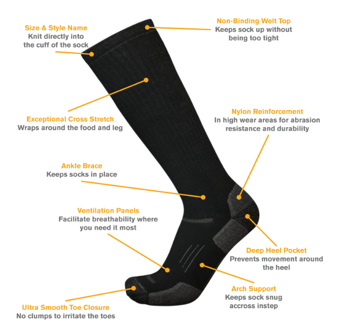 Point6 Merino Kids Rad Ultra Light OTC Ski/Snowboard Socks