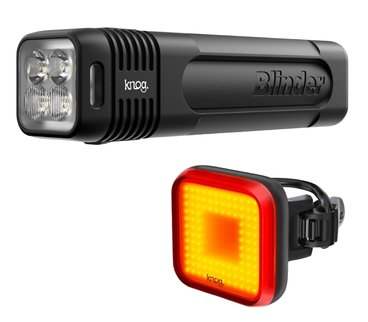 Knog Blinder 900 + Blinder Square Bike Light Set