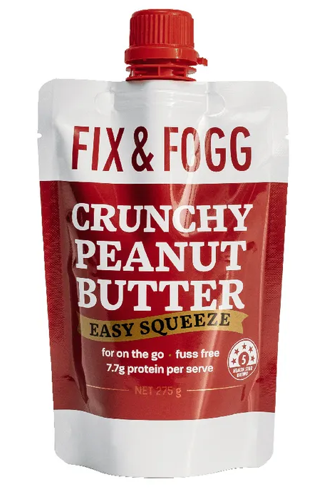 Fix & Fogg Easy Squeeze Crunchy Peanut Butter 275g