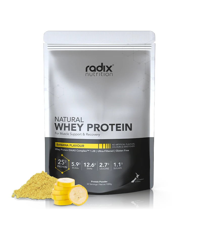 Radix Natural Whey Protein Powder, 1kg