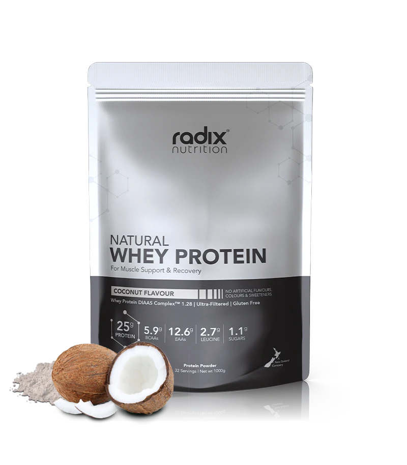 Radix Natural Whey Protein Powder, 1kg