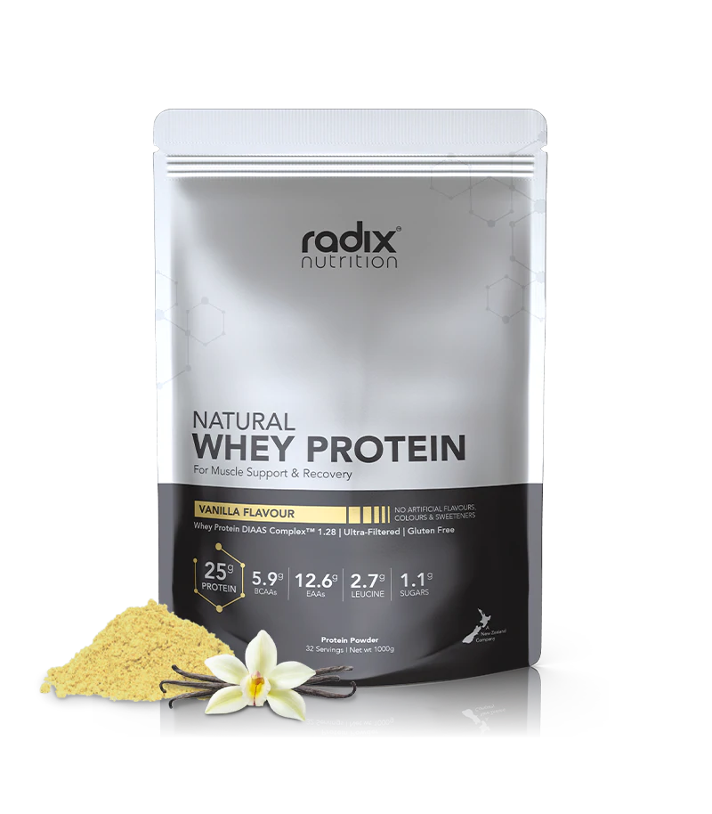 Radix Natural Whey Protein Powder, 1kg