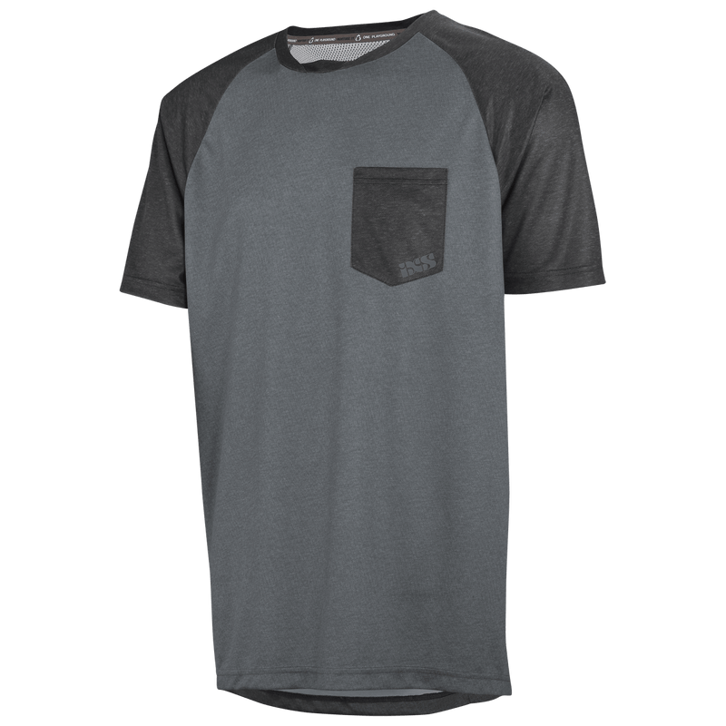 IXS Flow Jersey - Graphite/Black - Small