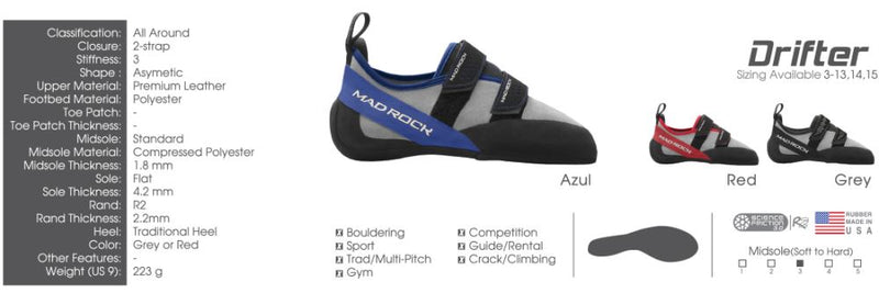 Mad Rock Drifter Climbing Shoe