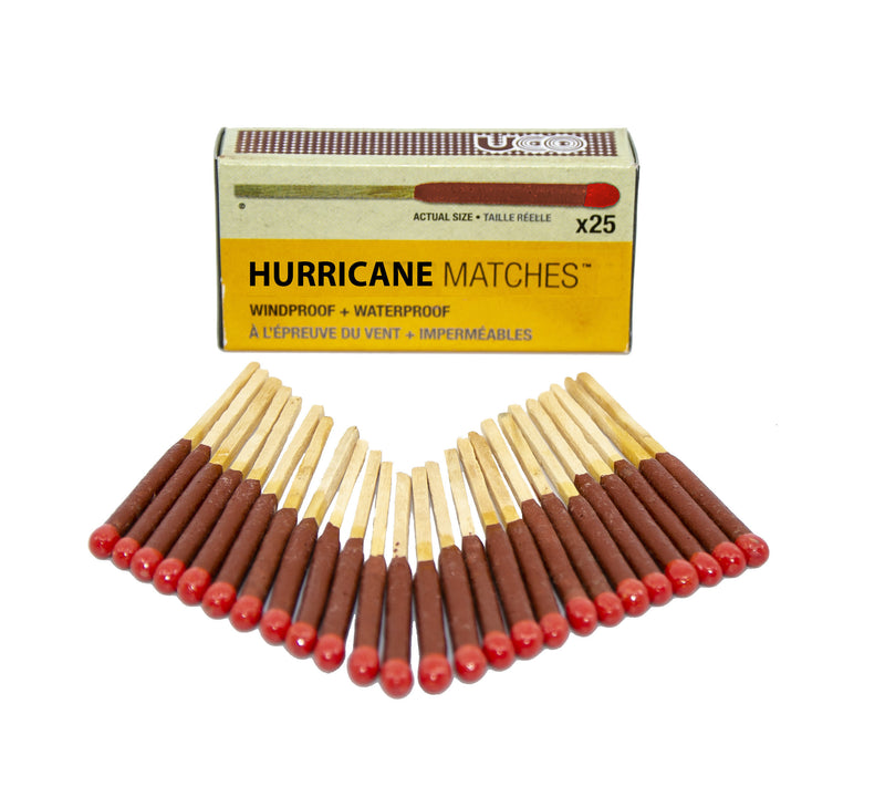 UCO Hurricane Matches 25pc