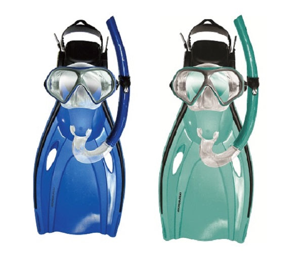 Mirage Mission Mask, Snorkel & Fin Set