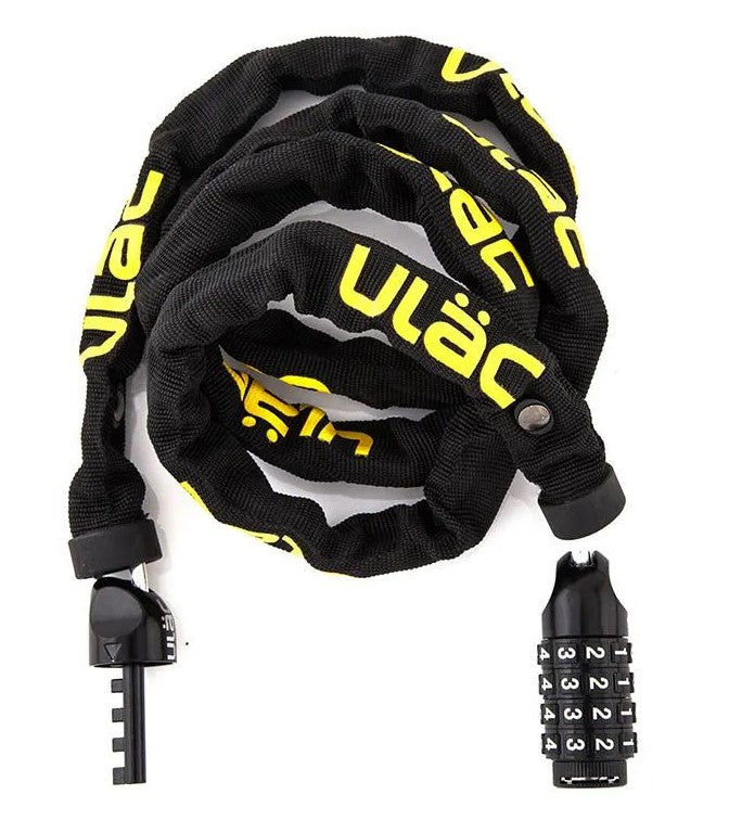 ULAC 52nd Street Hardened Steel Chain Combo Lock 120cm